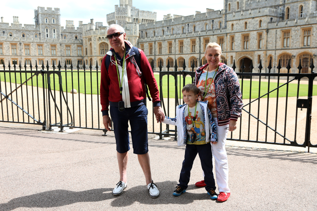 Актер Сергей Гармаш с супругой Инной Тимофеевой. 2012 год.