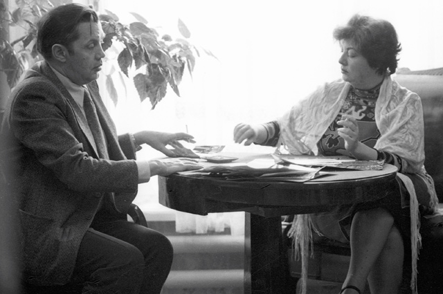 Роберт Рождественский с женой Аллой Киреевой.